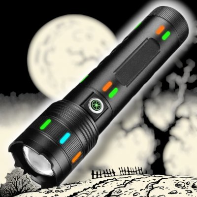 High Power Super Bright Flashlight Big Format 25Cm