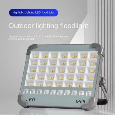 Lampe LED solaire chargée pour l'extérieur, portable et mobile, pour le marché de nuit, éclairage d'urgence, camping, jardins