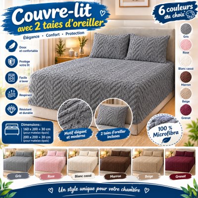 Drap de lit doux à six couleurs