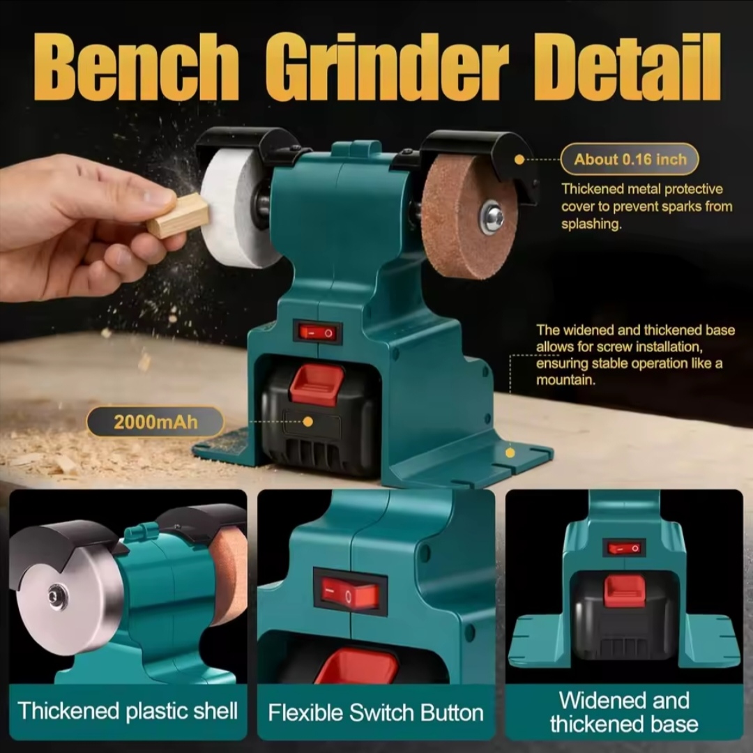 Nouvelle meuleuse électrique sans fil améliorée pierre