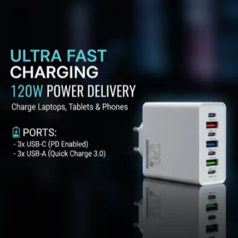 Chargeur 7x1 quick Charger 120w