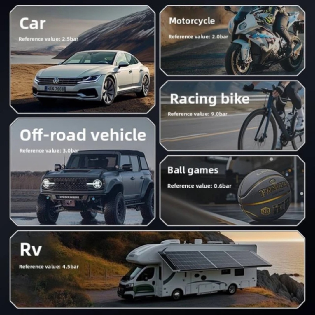 Mini pompe à air sans fil 5V DC pour Voiture et moto et vélo