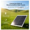 Progecteur led solaire étanche ip66 en abs 300w pour éclairage routier extérieur rural