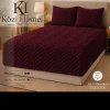Drap de lit doux à six couleurs