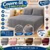 Drap de lit doux à six couleurs